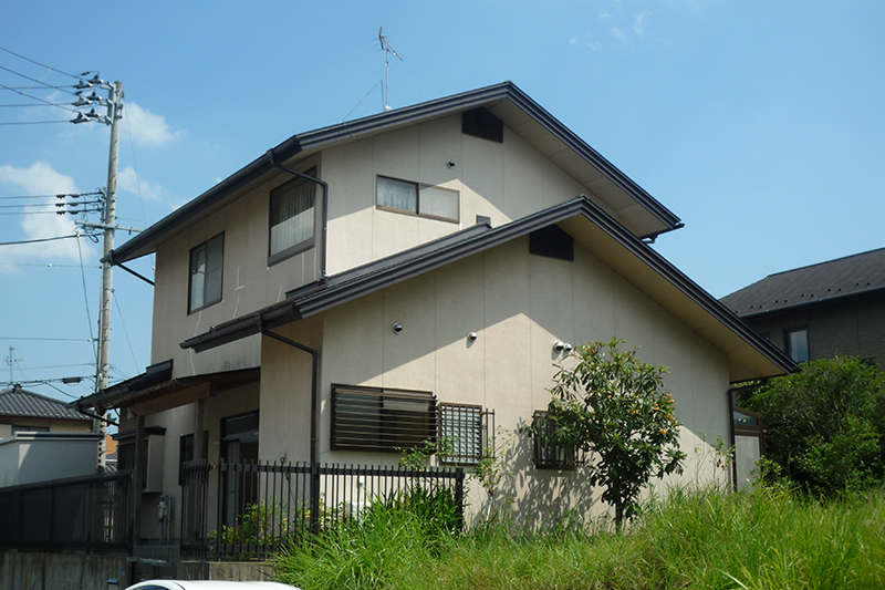 施工後:カラー鋼板、横葺き